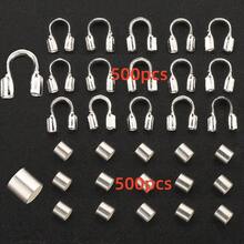 200-1000件 DIY 珠寶製作連接件,適用於珠寶製作、手工串珠、隔珠連接件、U型扣環 - 首飾製作套裝 - 查看 16