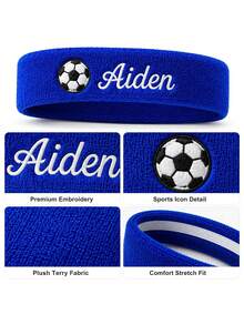 Personalized Neutral Headband - Customizable Text Design, Suitable For Tennis, Basketball, Running, Gym And Sports - Acrylic Fitness Accessory And Headwear - Multicolor - View 7