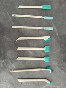 Household Gap Cleaning Brush Set, Small Detail Cleaning Brushes, Gap Cleaning Tool Kit, Suitable For Narrow Gaps, Corners, Window Tracks, Cars, Bottles, Keyboards, Kitchen, Bathroom, Etc. - Multiple Styles - View 7