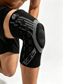 1PC Adjustable Rotary Knob Compression Knee Sleeve, Anti-Slip Sports Knee Brace For Fitness, Basketball And Outdoor Activities, Button Rotation Needs To Be Pulled Out, Halloween Gift - Multicolor - View 10