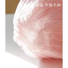 Small Vase French Style New Maltose Color Vase Living Room Floral Glass Decor Pink Handmade Glass Atmosphere Dining Table Decoration - 18cm Tall Maltose Candy | Pink - View 5