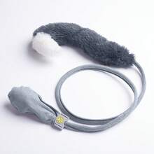 Pet Cat Teaser Toy, Pet Toy Suitable For Cats And Small Dogs Daily Play And Interaction, Creative Funny Horse Tail Cat Tail Toy With Squeezable Air Bladder, Fish Toy - Multicolor - View 6