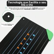 Tabua Magica Descongelar Rápido Carne Express Alimentos - Preto - Visão 7