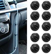 10pcs Car Dashboard Cable Organizer Clips Set - Simplify Charging And Audio - Multi-Functional Cable Management Clips, Create A Tidy Car Interior, Ensure Phone Charging - A - View 9
