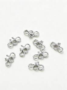 5PCS 18K Gold Plated Brass W-Shaped Connector, Jewelry Connecting Accessories, Jewelry Findings, Jewelry Connectors, Suitable For Making Necklaces, Bracelets, DIY Jewelry Making Materials. Jewelry Making Accessories - Connecting Buckle - View 8