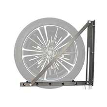 300 lb. Capacity Foldable and Adjustable Wall Mount Tire Rack - A - Ver 4