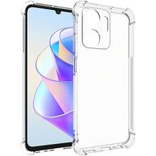 Compatible With Honor X7a Phone Case, Reinforced Corner Camera Protection, Transparent Anti-Collision Shock-Absorbing Thin Flexible TPU Phone Case - Clear - View 5