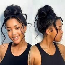 250 Density 360 Lace Front Wigs Human Hair Invisi Strap Body Wave 13x4 13x6 HD Lace Front Wigs Human Hair Pre Plucked Drawstring Wig Human Hair 5x5 6x4 Wear And Go Glueless Human Hair Wigs For Women Brazilian Lace Frontal Wigs Natural Color - Natural Black - 查看 2