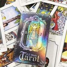 Authentic Tarot Cards, Includes Linen Storage Bag, -Smith Classic Artwork, 78 Classic Authentic Tarot Cards, Divination Game, Traditional Standard Tarot Cards, Rich Content, Durable, Suitable For Beginners To Advanced Players (Black) - Multicolor - View 14