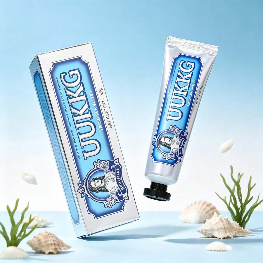 UUUKG 草本牙膏 85g – 深層去漬、清新口氣、舒緩牙齦,5 種口味 - 海鹽&薄荷 - 查看 1