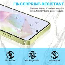 CASECOPS 2pcs High Definition Tempered Glass Screen Protector, Compatible With Samsung A04/A06/A12/A14/A17/A24/A27/A36/A51/A53/A57 And Other Series, Anti-Scratch Anti-Shatter Anti-Oil Anti-Fingerprint, High Transparency High Definition Display, Sensitive Touch Smooth Feel, Ultra-Thin Design Precise Fit, Easy Installation, Compatible With Phone Cases - 2Pcs - View 4