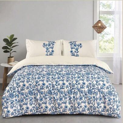 5-Piece Comforter Set - 200TC Cotton, Includes Shams And Decorative Cushions