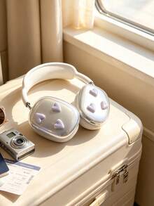 Casing Pelindung Earphone Desain Hati Transparan Gaya Romantis yang Lucu, Cangkang Pelindung Transparan Lembut Tahan Gores, Aksesori Digital, Casing Pelindung Earphone Multifungsi, Pelindung Headphone Over-Ear, Cocok untuk Headphone Over-Ear dan Earcup, Sempurna untuk Halloween, Natal, Kembali ke Sekolah atau sebagai Hadiah untuk Guru, Hadiah Luar Biasa untuk Penggemar Produk Elektronik - Beraneka warna - View 8