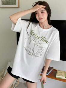 Women T-Shirts - 白色 - 查看 4