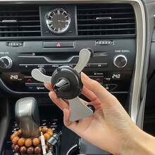 1 قطعة حامل هاتف للسيارة، حامل فتحة تهوية السيارة الدوار، حامل هاتف GPS للملاحة في السيارة - متعدد الألوان - مشاهدة 6