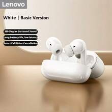 Lenovo -5.4 Bluetooth Earphones: In-Ear Noise Cancellation, Low Latency, HD Calls, Stereo Sound, Compatible With Multiple Devices. - View 16