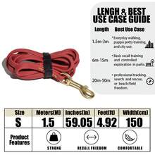 KEEPLIVE Thickened Waterproof PVC Dog Leash, Easy To Clean, Suitable For Recall Training And Outdoor Play, Fits Small And Medium Dogs: Maltese, Yorkshire Terrier, Bichon Frise, Papillon, Pomeranian, Chihuahua, Toy Poodle, Pug, French Bulldog - Multicolor - View 33