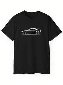 RX-8 2024 Car Enthusiast T-Shirt, Automot Tee, Classic Car Shirt, Car Lover Present, Muscle Car Top - Black - View 1