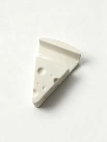 1pc Cheese Phone Stand, Fun Cheese Decor Storage Rack, Desktop Support Compact Lightweight Pocket Size Design, Can Hang Keys, Pendants, Desktop Ornament, Lightweight Phone Holder, Suitable For All Smartphones Stable Anti-Slip Desktop Storage, Office Home Daily Essential, Portable Travel, Desktop Phone Stand Accessory - Cute Style - View 6