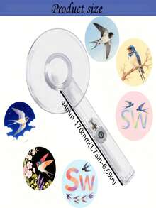Adjustable Round And Badge Cutter - Sturdy Desktop Protector, Ideal For Craft, Fabric And Button Cutting Kit, Perfect For Photo Paper, Cloth And More - Best Holiday Gift, Essential Handcraft Tool | Adjustable Cutter | Durable Plastic Cutter - Multicolor - View 9