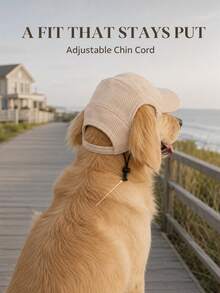 Adjustable Breathable Pet Hat, Pet Baseball Cap With Ear Holes, Dog Baseball Cap, Multi-Color Sun Hat Designed For Pets - Multicolor - View 9