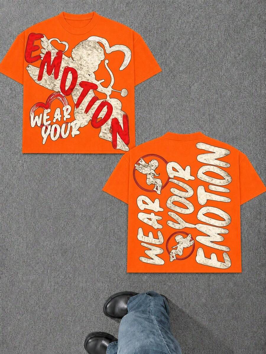 Women T-Shirts - 橘色 - 查看 1