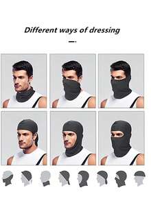 1 buah Masker Wajah Bermotif Fashion Bernapas dari Sutra Es, Penutup Leher Serbaguna untuk Bersepeda, Cocok untuk Musim Semi/Panas, Penting untuk Bersepeda, Lari di Luar Ruangan, Tersedia Berbagai Gaya - MultiWarna - View 7