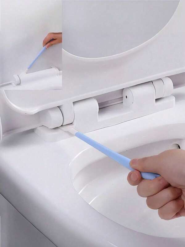 Disposable Toilet Gap Brush Set, Replaceable Brush Head, Deep Cleaning Without Dead Angles, Hygienic Efficient Easy-To-Use Household Toilet Cleaning Tool, Bathroom Corner Cleaning Small Brush, Sink Bathroom Small Tool