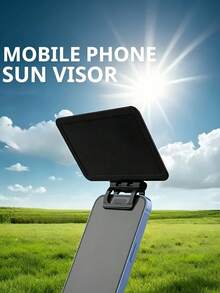 1pc Foldable Multi-Angle Sun Shade For Phone, Anti-Glare Design, Universal Fit, Suitable For Outdoor Activities, Car, Cycling, Camping And Travel - Multicolor - View 4