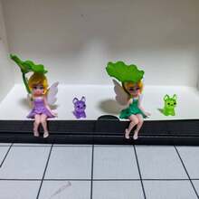 4pcs/1pc Resin Lotus Leaf Fairy Girl Decor, Car Dashboard Decoration, Fairy Statue, Lotus Fairy Figurine, Fairy Garden, Flower Pot, Garden Decor, Home Decor, Decorative Item, Birthday Desktop Cute Decor, Micro Landscape Decor, Holiday Decor, Cute Desktop Decor, DIY Fairy Potted Plant Mini Landscape Garden Handmade Decor Accessories, Suitable For Office, Car And Exquisite Decoration - A - View 10