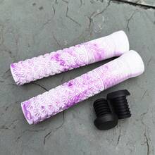 AOFDA Universal 16CM Extended Mountain Bike Handlebar Grips, Rubber Non-Slip Shock-Absorbing Small Wheel Bicycle Handlebar Covers, Wear-Resistant Cycling Parts - Multicolor - View 5