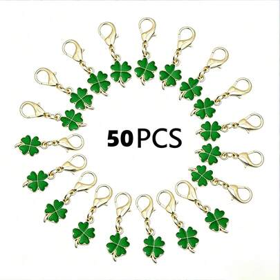 50 עלה ארבעה-עלים ירוקים, מושלם לחג ההודיה, חג המולד, יום סנט פטריק, חזרה ללימודים, מתנות יום הולדת לעמיתים וחברים
