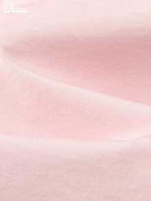 CHUU Printed Gradient T-Shirt Women Autumn Dopamine Lace Patchwork Sheer V-Neck Long Sleeve Top - Baby Pink - View 8
