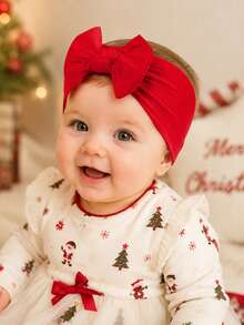 6pcs Soft Comfortable Nylon Bow Baby Headbands, Macaron Color Series Children's Headbands, Suitable For Daily Wear - Multicolor - View 3