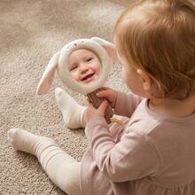 Cermin Genggam Bayi Boneka Kelinci Putih, Mainan Kognisi Emosional Bayi, Lembut dan Mudah Digenggam, Mainan Cermin Genggam Bayi, Cocok untuk Bayi Baru Lahir, Hewan Lucu, Cermin Kesadaran Diri, Mainan Bayi Ringan, Cocok untuk Bayi yang Tumbuh Gigi, Pilihan Hadiah Bulan Purnama - MultiWarna - View 4