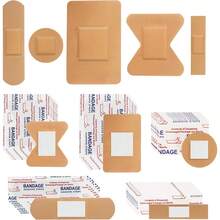 100/200pcs Waterproof Finger-Tip Stickers, Covers And Protects, Adhesive Stickers For Fingers, Knees And Heels, 5 Assorted Sizes - Various Style - View 1