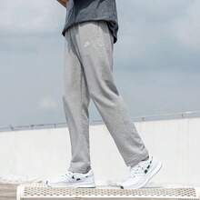 Nike Sportswear NSW CLUB PANT OH FT Men's Lightweight Breathable Knit Sweatpants Light Grey - Light Grey - View 4