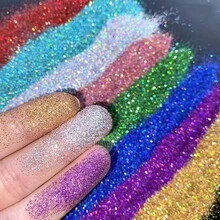 GLITZOO 50g Glitter Kuku Holografik untuk Pengisian Resin Epoksi, Bubuk Halus Emas Perak Laser, Payet Lepas, Cetakan Silikon, Kerajinan DIY - MultiWarna - View 2