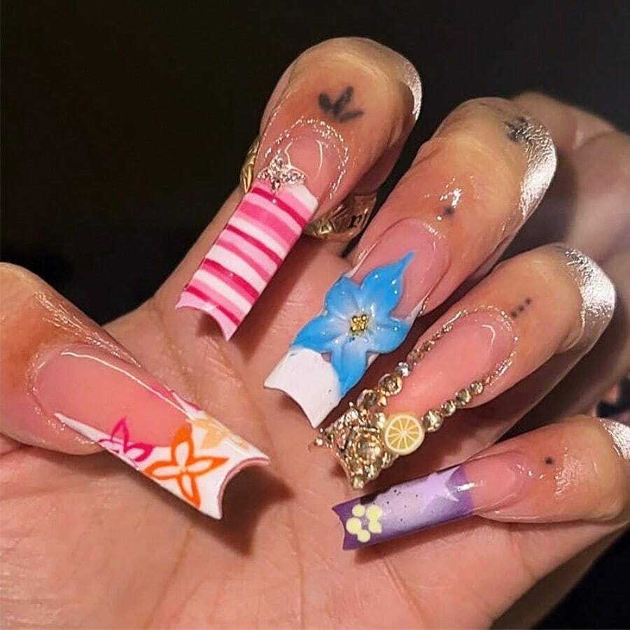 Presione sobre uñas postizas - color - Ver 1