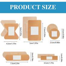 100/200pcs Waterproof Finger-Tip Stickers, Covers And Protects, Adhesive Stickers For Fingers, Knees And Heels, 5 Assorted Sizes - Various Style - View 3