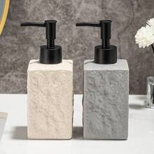 Ceramic Press Lotion Dispenser Bottle, Bathroom Vanity Soap Dispenser For Shampoo, Conditioner & Body Wash. Ideal For Hotels, Kitchens And Shower Rooms, Wabi-Sabi Aesthetic Decor, Essential Refill Storage Container For Household Use - Multicolor - View 7