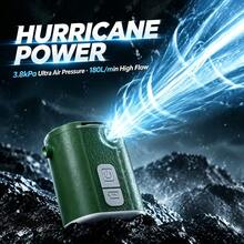 Portable Mini Air Pump USB Rechargeable 1600mAh Electric Air Pump With Built In LED Light 3.8kPa Inflator Deflator For Sleeping Pads Pool Floats Camping Travel, Mini Air Pump, Electric Air Pump, Camping Air Pump, Portable Inflator - Multicolor - View 8