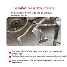 Motorcycle Modification Accessories Gear Shift Protection Cover Gear Lever Sleeve Anti-Slip Protective Shoe Cover Spring Gear Shift Position Rubber Sleeve - Multiple Styles - View 10