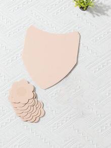10/20/30入 女款隱形透明乳貼 透氣一次性乳貼 防走光 適用於背心、洋裝、比基尼 - 盾牌 - 查看 8