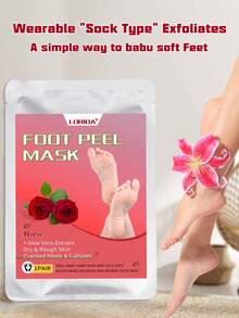 5 Pasang Masker Kaki Eksfoliasi, Kaus Kaki Kaki Pengelupas dengan Lidah Buaya, Krim Pelembap Kaki - View 6