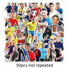 50 Stickers Featuring Designs From The 2026 FIFA World Cup, Including The Tournament Mascot, Maple, Mesayu, And Klachi, Perfect For Decorating Journals, Tablets, Phones, And For Fans - A - View 16