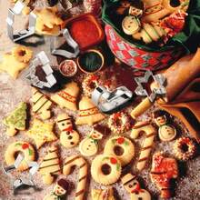 10pcs Christmas Cookie Cutter Set - Mini Party Cookie Cutters, Including Star, Angel, Bell, Snowflake, Christmas Tree And Other Fun Shapes, Perfect For Christmas Gifts And Making Christmas Decorations - View 7