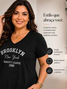 Plus Size Dresses - BROOKLYN NEGRO - Ver 7