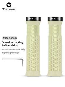 WEST BIKING Grip Stang Sepeda Karet Lembut Anti Selip Ringan Aksesori Stang Sepeda Gunung Cocok untuk Stang 22.2mm - MultiWarna - View 12