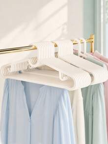 20/10/6/5pcs Non-Slip Plastic Hangers, Space-Saving, Lightweight Clothes Hangers For Home, Suitable For Shirts, Dresses, Pants, Perfect For Back To School, Dorm, Closet And Clothing Store Storage - Multicolor - View 13